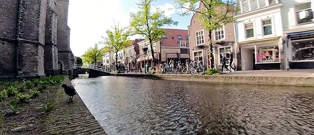 360°-VR-Panorama Vrouwenregt Schout van der Meerbrug in Delft