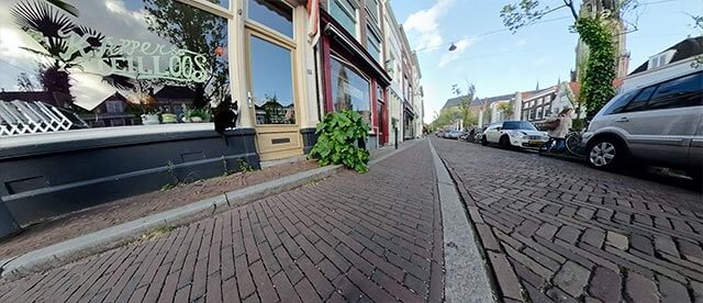 360°-VR-Panorama Vrouwjuttenland, Steilloos Kapper in Delft