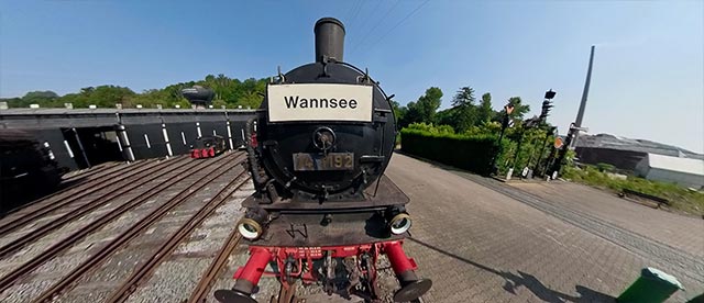 360°-VR-Panorama Preußische Personenzugtenderlok "Wannsee" 74 1192 von 1915 im Eisenbahnmuseum Bochum