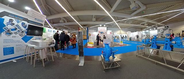 360°-VR-Panorama während einer Messe in der Westfalenhalle Dortmund