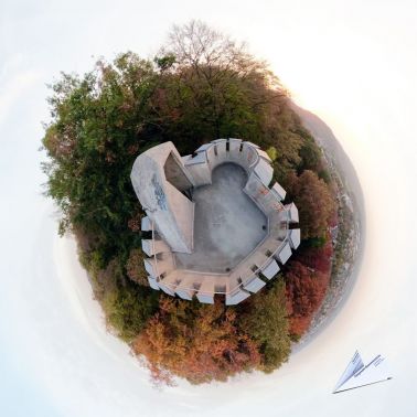 360 Grad Bismarckturm Hattingen Tiny Planet 