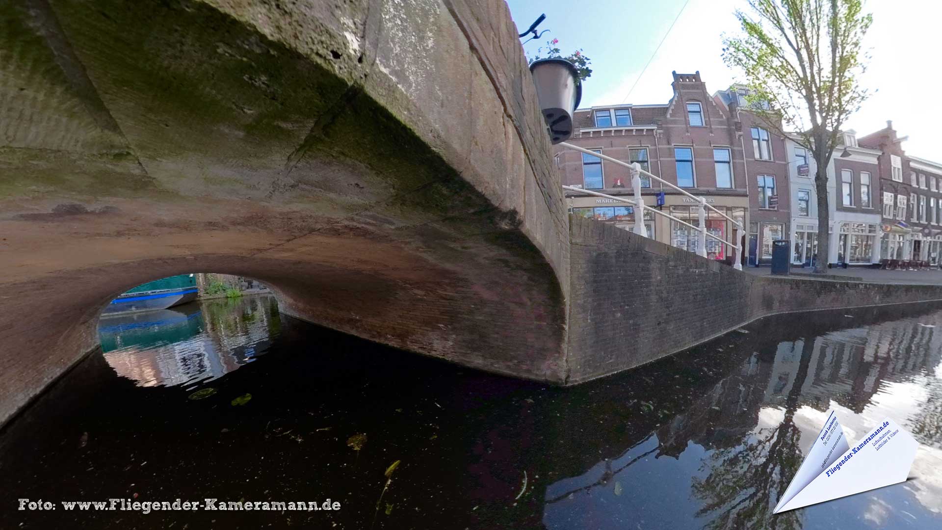 Schreibrug in Delft (NL) - 360°-Panorama