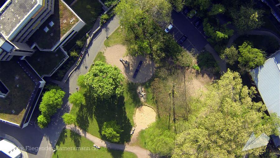 Luftbilder / Luftaufnahmen "Bochum Rathaus, VHS, Appolonia-Pfaus-Park"