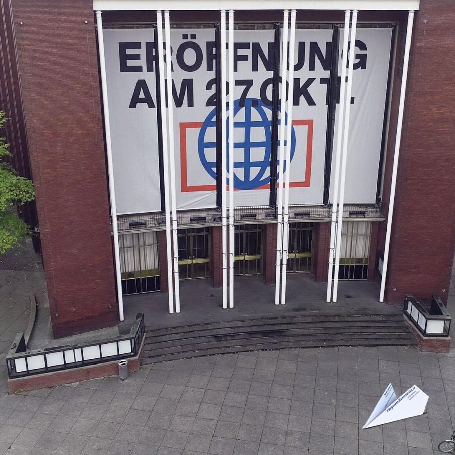 Luftaufnahmen vom Schauspielhaus Bochum mit Drohne