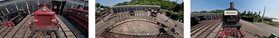 360°-Panoramen im Eisenbahnmuseum Bochum-Dahlhausen