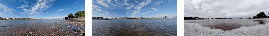 360°-Panoramen vom Rhein und Rheinufer in Köln