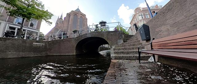 360°-VR-Panorama Hof van Delftbrug / Delftsebrug in Delft