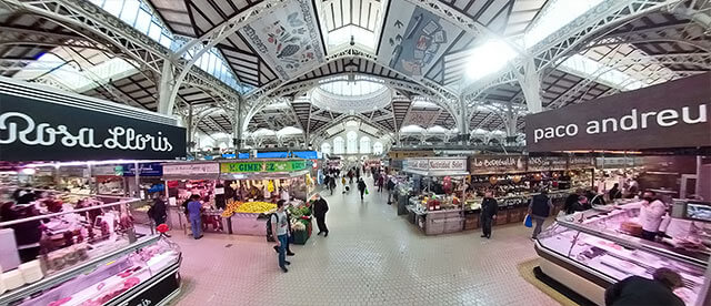 360°-VR-Panorama Mercado Central