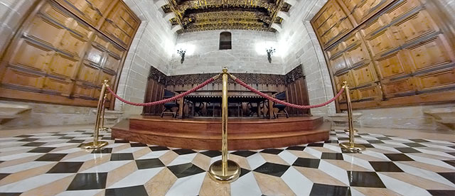 360°-VR-Panorama Salón de la Lonja de la Seda