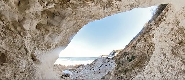 360°-VR-Panorama Cala Blanca en Jávea/Xàbia