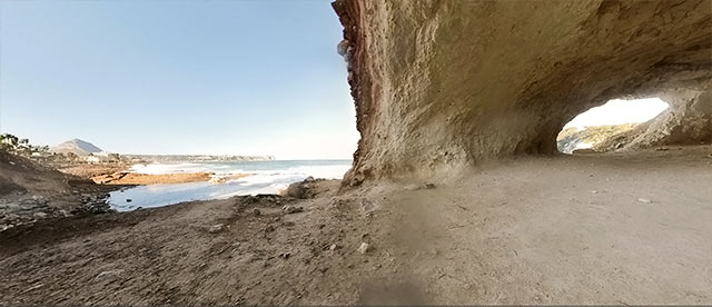 360°-VR-Panorama Cala Blanca en Jávea/Xàbia