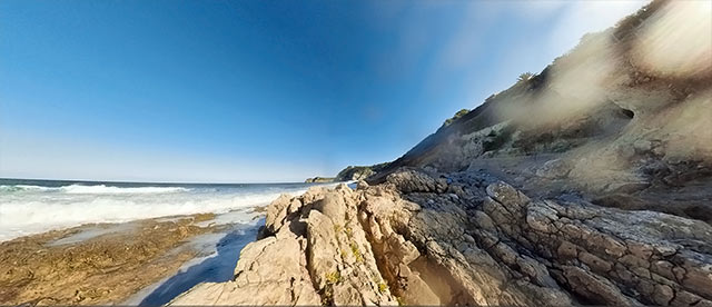 360°-VR-Panorama Cala Blanca en Jávea/Xàbia