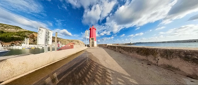 360°-VR-Panorama Red Lighthouse / Faro Rojo de Jávea/Xàbia