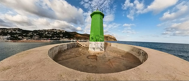 360°-VR-Panorama Green Lighthouse / Faro Verde de Jávea/Xàbia