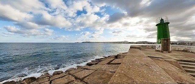 360°-VR-Panorama Green Lighthouse / Faro Verde de Jávea/Xàbia