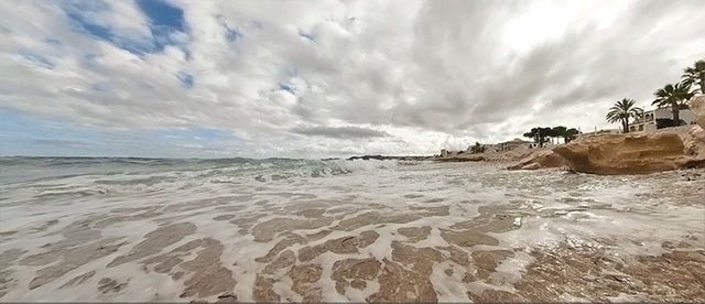 360°-VR-Panorama La costa en la Promenada Maritim de Jávea/Xàbia