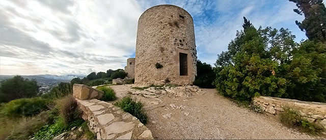 360°-VR-Panorama Los Molinos de la Plana de Jávea