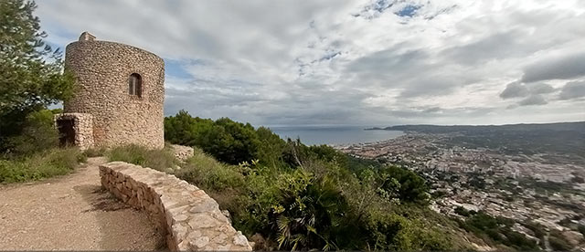 360°-VR-Panorama Los Molinos de la Plana de Jávea