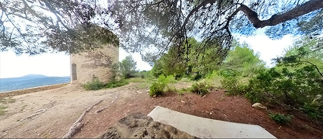 360°-VR-Panorama Los Molinos de la Plana de Jávea