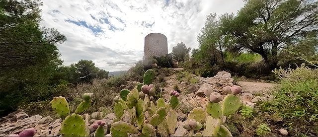 360°-VR-Panorama Los Molinos de la Plana de Jávea