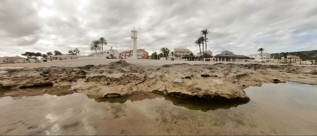 360°-VR-Panorama Platja Primer Muntanyar / Benissero