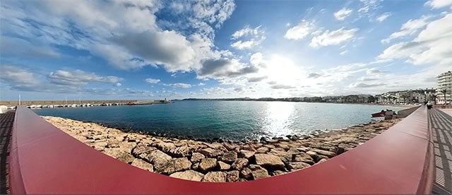 360°-VR-Panorama Puerto de Jávea/Xàbia