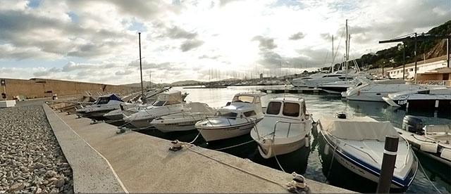 360°-VR-Panorama Puerto deportivo de Jávea/Xàbia