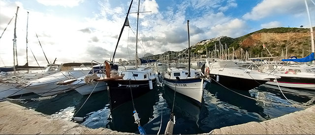 360°-VR-Panorama Puerto deportivo de Jávea/Xàbia