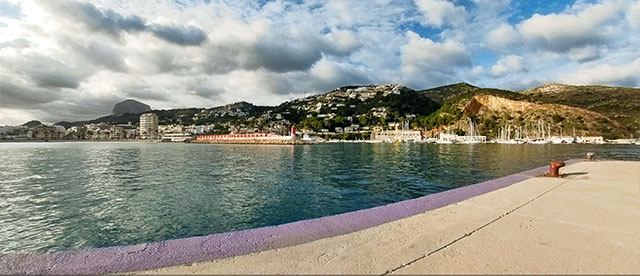 360°-VR-Panorama Puerto deportivo de Jávea/Xàbia