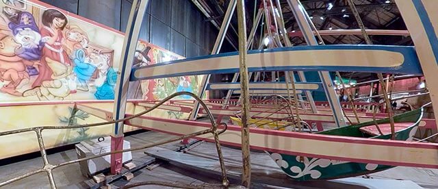 360°-Panorama Historischer Jahrmarkt Jahrhunderthalle Bochum Märchenschaukeln