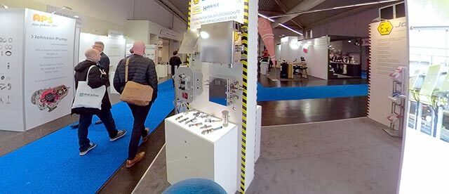 360°-VR-Panorama während einer Messe in der Westfalenhalle Dortmund