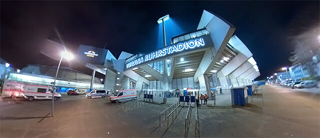 360°-Rundum-Blick am Ruhrstadion Bochum / Am Stadion