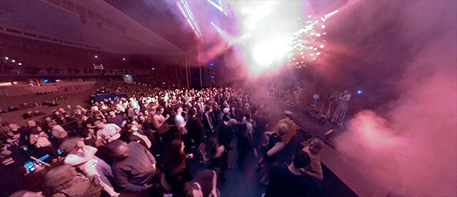 360°-Rundum-Blick bei der Eröffnungsparty RITOUNELLE im Schauspielhaus Bochum