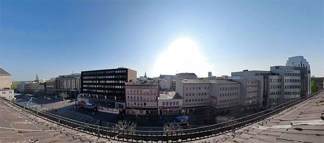 360°-VR-Panorama Ausblick Viktoriastraße Telekom-Block Bochum