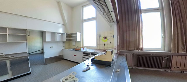 360°-VR-Panorama Kantine Telekom-Block Bochum