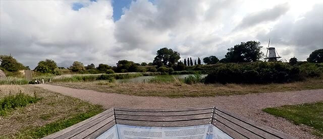 360°-VR-Panorama De Vest van Veere in Zeeland (NL)