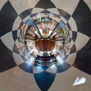 Stadhuis Delft ,Little Planet - 360°-Fotografie