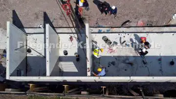 Foto mit Drohne: Baustellendokumentation mit Fotos / Aufnahmen Ihrer Baustelle in Bochum