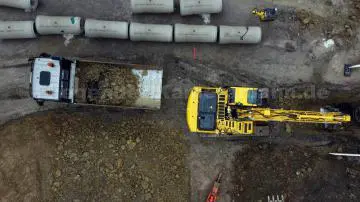 Foto mit Drohne: Baustellendokumentation mit Fotos / Aufnahmen Ihrer Baustelle in Bochum