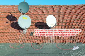 Foto mit Drohne: Dachinspektion mit Drohne in NRW - Luftaufnahmen für Dachkontrolle, effizient, sicher und kostensparend