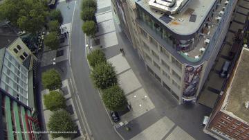 Drohnenaufnahmen von Baltz in der Bochumer Innenstadt
