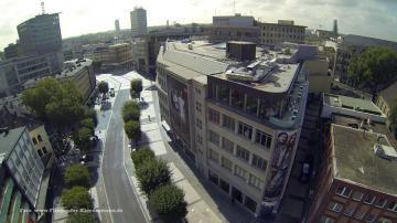 Drohnenaufnahmen von Baltz in der Bochumer Innenstadt