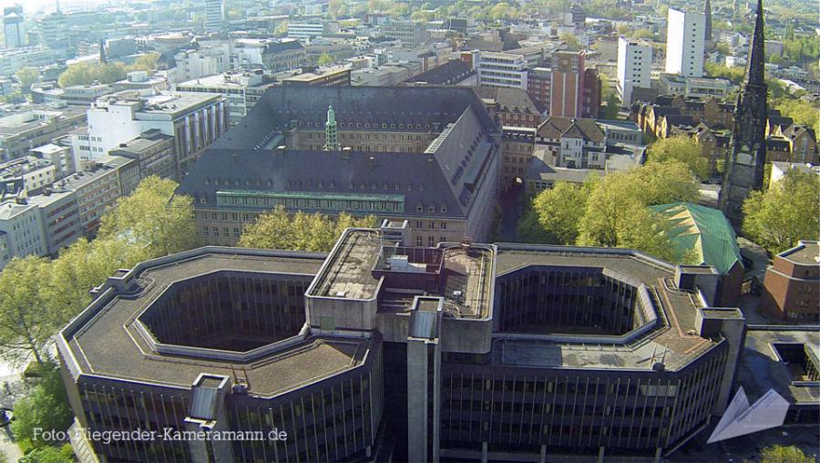 Luftbilder / Luftaufnahmen "Bochum Rathaus, VHS, Appolonia-Pfaus-Park" Luftbilder / Luftaufnahmen "Bochum Rathaus, VHS, Appolonia-Pfaus-Park"