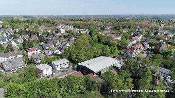 Luftaufnahme in Bochum-Altenbochum mit Kamera-Drohne