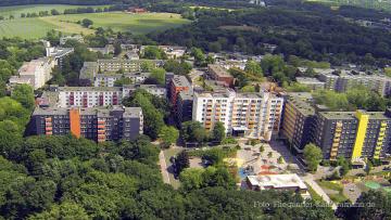 Luftaufnahmen der Bochumer Hustadt
