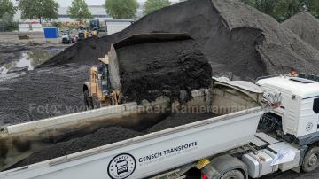Foto mit Drohne: Luftaufnahmen mit Drohne von der Baustelle am Dortmunder Hafen