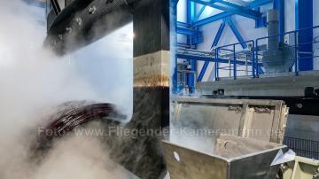 Foto mit Drohne: Drohnenflug in Industrieanlage in Dortmund – Moderne Luftaufnahmen für Unternehmen