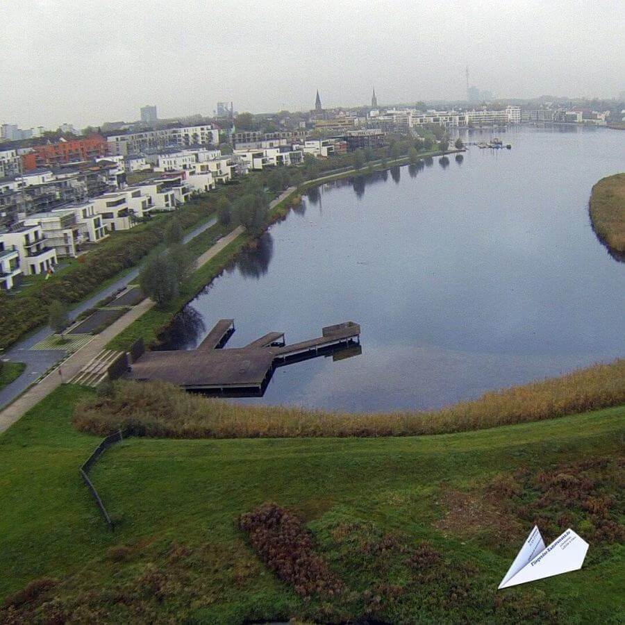 Luftaufnahme Phoenixsee Dortmund Seepark