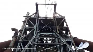 Foto mit Drohne: Kameradrohne im Landschaftspark Duisburg-Nord für hochauflösende Luftbilder und Luftaufnahmen (Fotos und Videos)