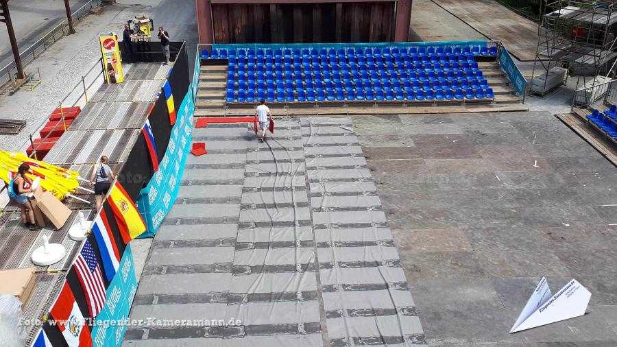 Kameradrohne im Landschaftspark Duisburg-Nord für hochauflösende Luftbilder und Luftaufnahmen (Fotos und Videos)